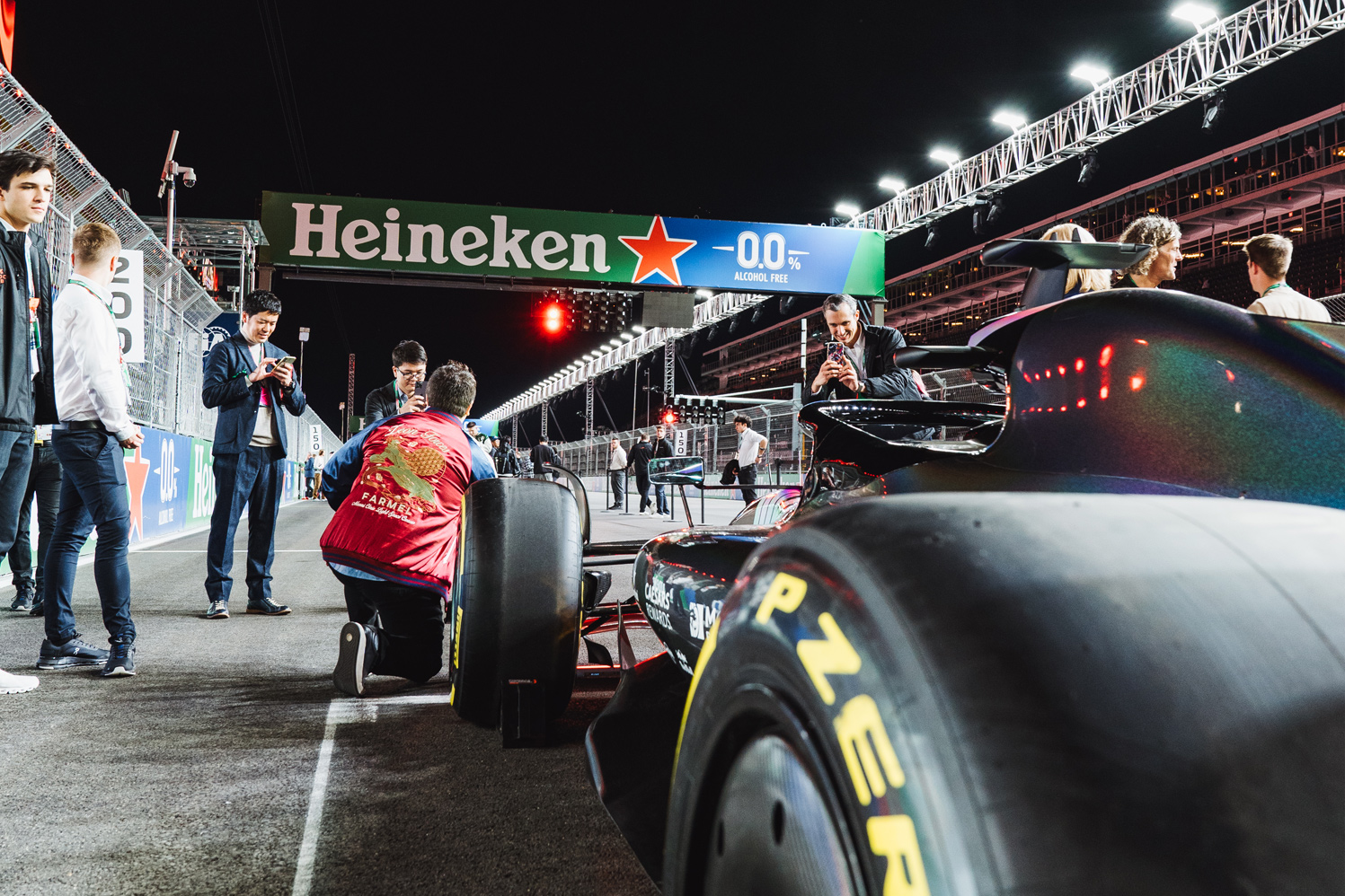 Heineken Silver F1 Landing Gallery race track